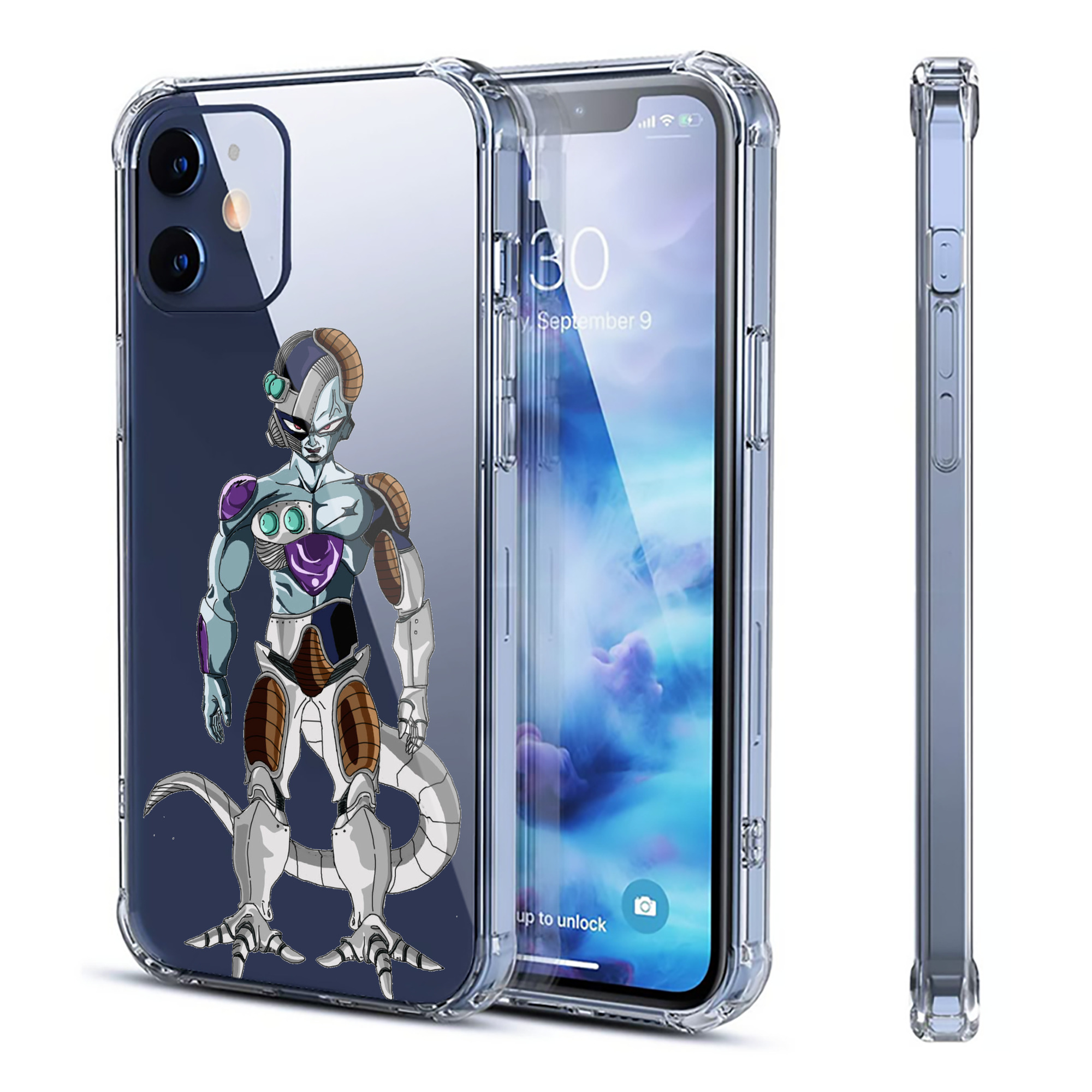 （画像用） ドラゴンボール クウラ DRAGON BALL Cooler Coora 【iPhone 12シリーズ対応】透明スマホケース（クリアソフトケース）